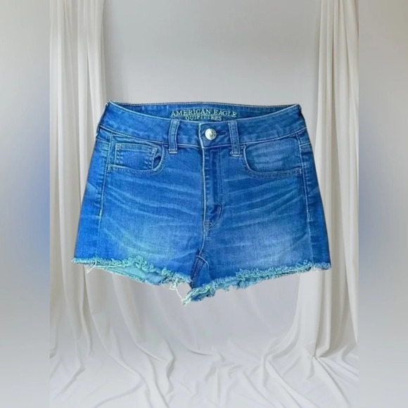 💟Women’s American Eagle  Super Stretch Jean Shorts - Picture 3 of 12